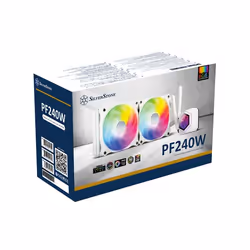Silverstone SST-PF240W-ARGB-V2 système de refroidissement d'ordinateur Processeur Refroidisseur de liquide tout-en-un 12 cm Blanc 1 pièce(s) - Vue supplémentaire 7