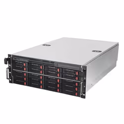 Silverstone SST-RM43-320-RS, Boîtier HDD, 2.5/3.5", SAS, SAS-2, SAS-3, SATA, Série ATA II, Série ATA III, 12 Gbit/s, Échange ...