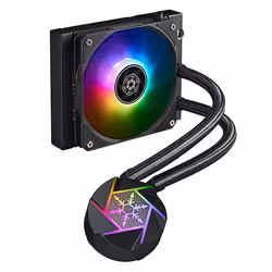 Silverstone VIDA 120 SLIM, Kit de refroidissement du liquide, 12 cm, 300 tr/min, 1800 tr/min, 33,9 dB, 66,83 cfm