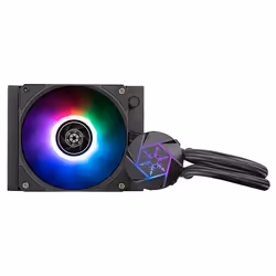 Silverstone VIDA 120 SLIM Boitier PC Kit de refroidissement du liquide 12 cm Noir 1 pièce(s)