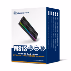 Silverstone MS13 Enceinte ssd Noir M.2 - Vue supplémentaire 4