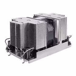 Silverstone SST-XE02-4677, Refroidisseur d'air, 6 cm, 1600 tr/min, 10000 tr/min, Noir, Argent