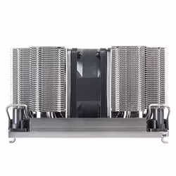 Silverstone SST-XE02-4677 système de refroidissement d’ordinateur Processeur Refroidisseur d'air 6 cm Noir, Argent 1 pièce(s)