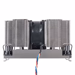 Silverstone SST-XE02-4677 système de refroidissement d’ordinateur Processeur Refroidisseur d'air 6 cm Noir, Argent 1 pièce(s)