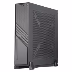 Silverstone MILO 12, Mini Tower, PC, Noir, Mini-ITX, Plastique, Acier, 7,7 cm