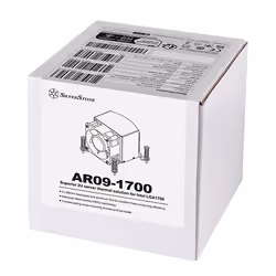 Silverstone SST-AR09-1700 système de refroidissement d'ordinateur Processeur Refroidisseur d'air 6 cm Noir, Gris 1 pièce(s) - Vue supplémentaire 8