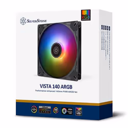 Silverstone VISTA 140 ARGB Carte-mère Ventilateur 14 cm Noir 1 pièce(s) - Vue supplémentaire 7