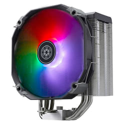 Silverstone SST-ARV140-ARGB système de refroidissement d’ordinateur Processeur Refroidisseur d'air 14 cm Noir, Gris 1 pièce(s)