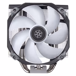 Silverstone SST-ARV140-ARGB système de refroidissement d’ordinateur Processeur Refroidisseur d'air 14 cm Noir, Gris 1 pièce(s)