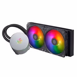 Silverstone SST-IM240-ARGB, Refroidisseur de liquide tout-en-un, 12 cm, 500 tr/min, 2200 tr/min, Noir