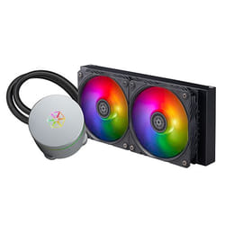 Silverstone SST-IM240-ARGB système de refroidissement d’ordinateur Carte-mère, Processeur Refroidisseur de liquide tout-en-un 12 cm Noir 1 pièce(s)
