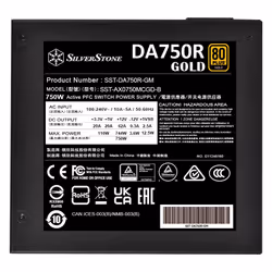 Silverstone SST-DA750R-GMA unité d'alimentation d'énergie 750 W 24-pin ATX ATX Noir - Vue supplémentaire 7