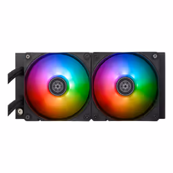Silverstone NovaPeak 240 ARGB Processeur Kit de refroidissement du liquide 12 cm Noir 1 pièce