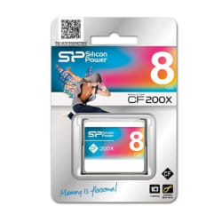 Silicon Power SP008GBCFC200V10 mémoire flash 8 Go CompactFlash