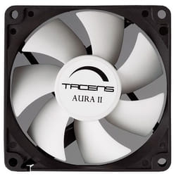 Tacens Aura II 8cm Boitier PC Ventilateur Noir, Blanc