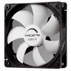Tacens Aura II 12cm Boitier PC Ventilateur Noir, Blanc