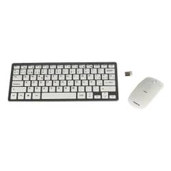 Tacens Levis Combo V2 clavier Souris incluse RF sans fil Métallique, Blanc