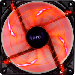 Aerocool Shark Fan Evil Black Edition 12cm Boitier PC Ventilateur Noir, Orange, Transparent