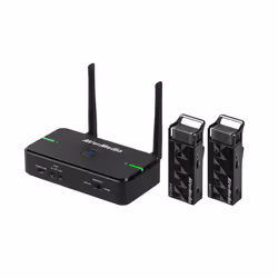 AVerMedia AW315BP, Microphone portatif, RF sans fil, 20 m, 100 - 8000 Hz, Batterie, 5 V