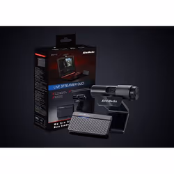 AVerMedia BO311D Live Streamer DUO webcam 2 MP 1920 x 1080 pixels USB 2.0 Noir - Vue supplémentaire 4