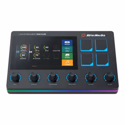 AVerMedia AX310 table de mixage audio 3 canaux 10 - 20000 Hz Noir - Vue supplémentaire 6