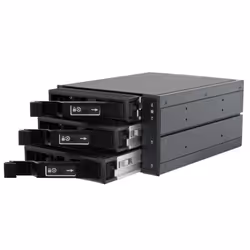 Chieftec CBP-2131SAS Obturateur de baie de lecteur Panneau de support Noir