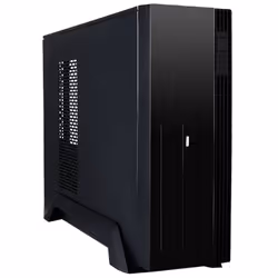Chieftec UE-02B, Mini Tower, PC, Noir, micro ATX, Métal, 250 W