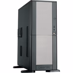 Chieftec Mediumtower LCX-01B-B-SL 400W Silver/Black, Midi Tower, PC, Noir, Argent, ATX, 400 W, 540 mm