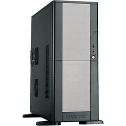 Chieftec Mediumtower LCX-01B-B-SL 400W Silver/Black Midi Tower Noir, Argent
