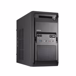 Chieftec LT-01B-350GPB, Mini Tower, PC, Noir, Mini-ATX, SECC, 14 cm