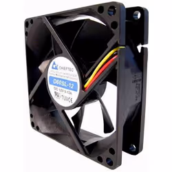 Chieftec AF-0625S, Ventilateur, 21 dB, Noir