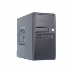 Chieftec CT-04B-OP, Mini Tower, PC, Noir, micro ATX, SECC, 14 cm