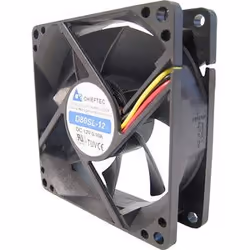 Chieftec AF-0825PWM, Ventilateur, 35 dB, Noir