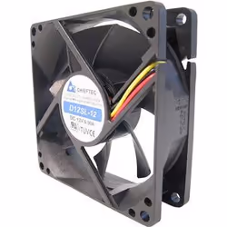 Chieftec AF-1225PWM, Ventilateur, 30 dB, Noir