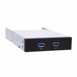 Chieftec MUB-3002, 8,89 cm (3.5"), Panneau de support, Noir, Argent, Métal, Plastique, 5 Gbit/s, 101 mm