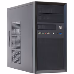 Chieftec CT-01B-OP, Mini Tower, PC, Noir, micro ATX, SECC, maison/bureau