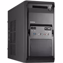 Chieftec LT-01B-OP, Mini Tower, PC, Noir, micro ATX, SECC, maison/bureau
