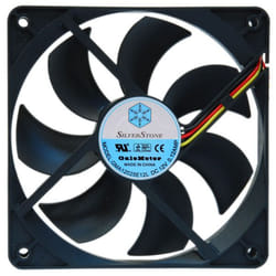 Silverstone FN 122 Ventilateur Noir