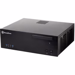 SilverStone SST-GD04B USB 3.0 - Grandia Boîtier PC HTPC Micro ATX Haute performance du flux dair silencieux noir