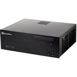 SilverStone SST-GD04B USB 3.0 - Grandia Boîtier PC HTPC Micro ATX Haute performance du flux dair silencieux noir