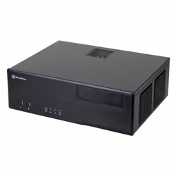 Silverstone Grandia GD05, HTPC, PC, Noir, DTX, micro ATX, Mini-ITX, Aluminium, Plastique, SECC, maison/bureau
