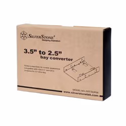 Silverstone SST-SDP08B Obturateur de baie de lecteur 8,89 cm (3.5") Noir, Nickel
