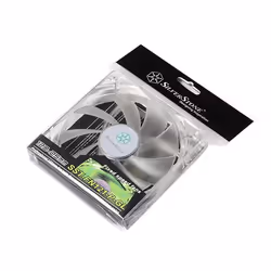 Silverstone FN121-P-GL, Ventilateur, 12 cm, 1200 tr/min, 25,15 dB, 58,47 cfm, Transparent