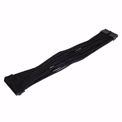 Silverstone 24pin -24pin, 0.3m, 0,3 m, ATX (24-pin), ATX (24-pin), Mâle, Femelle, Noir