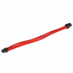 Silverstone 0.25m, 6pin/PCI-E 6pin, 0,25 m, PCI-E (6-pin), Mâle, Mâle, Droit, Droit
