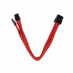 Silverstone 0.25m, 8p/PCI-E 8pin(6+2), 0,25 m, PCI-E (6+2 pin), Mâle, Mâle, Droit, Droit