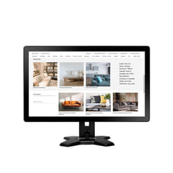 AG Neovo TX-2401 23.8" Full HD LED Écran tactile Dessus de table Noir