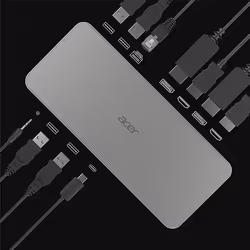 Acer D501 Station d'accueil USB 3.2 Gen 1 (3.1 Gen 1) Type-C Gris - Vue supplémentaire 14