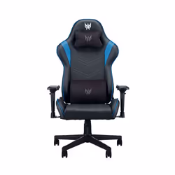 Acer PREDATOR RIFT, Siège de jeu sur PC, 120 kg, Siège rembourré, Dossier rembourré, Noir/Bleu, Acier