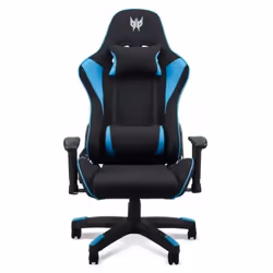 Acer Predator, Fauteuil de gaming, 150 kg, Noir, Noir, Bleu, Noir, Bleu, 5 roue(s)